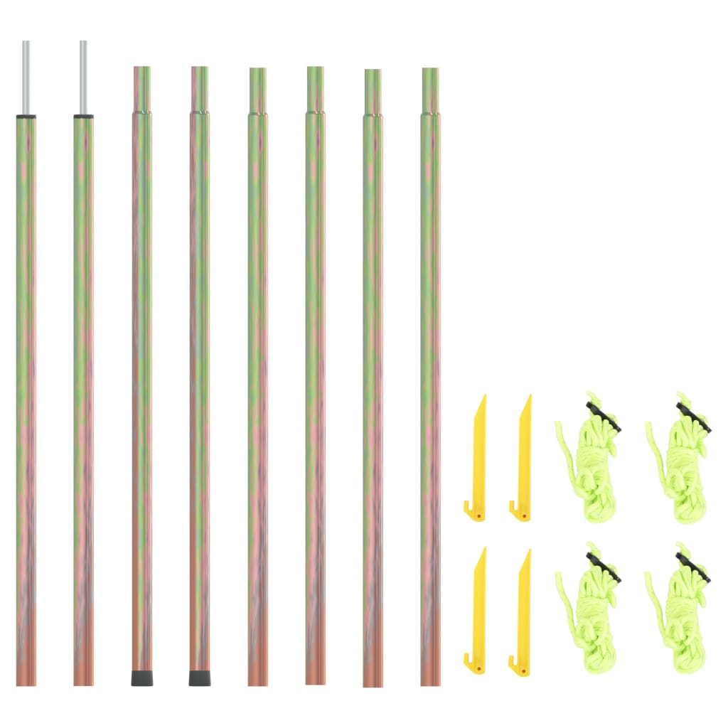 vidaXL Sonnensegel Stangen 2 Stk. 250 cm Verzinkter Stahl 