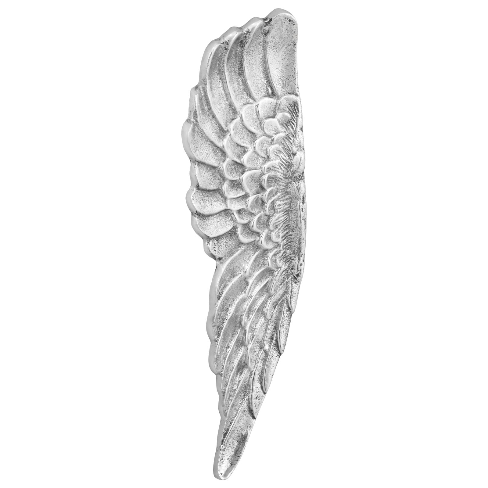 vidaXL Engel-Flügel-Skulptur Silber Polystein 31 x 5 x 91 cm