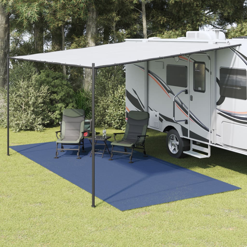 vidaXL Campingteppich Blau 5,5x2,5 m