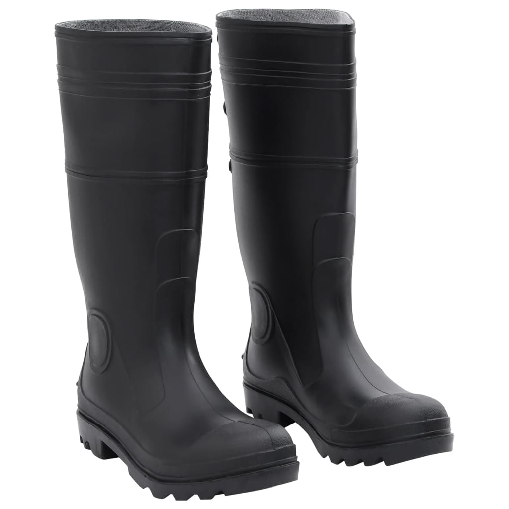 vidaXL Gummistiefel Schwarz Größe 43 PVC