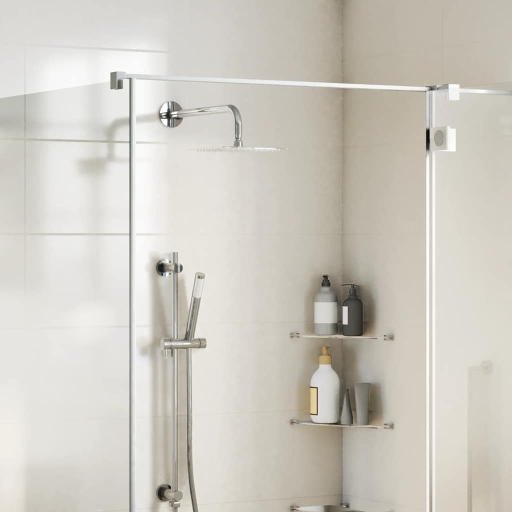 vidaXL Regenbrause Edelstahl 304 20x20 cm Quadrat