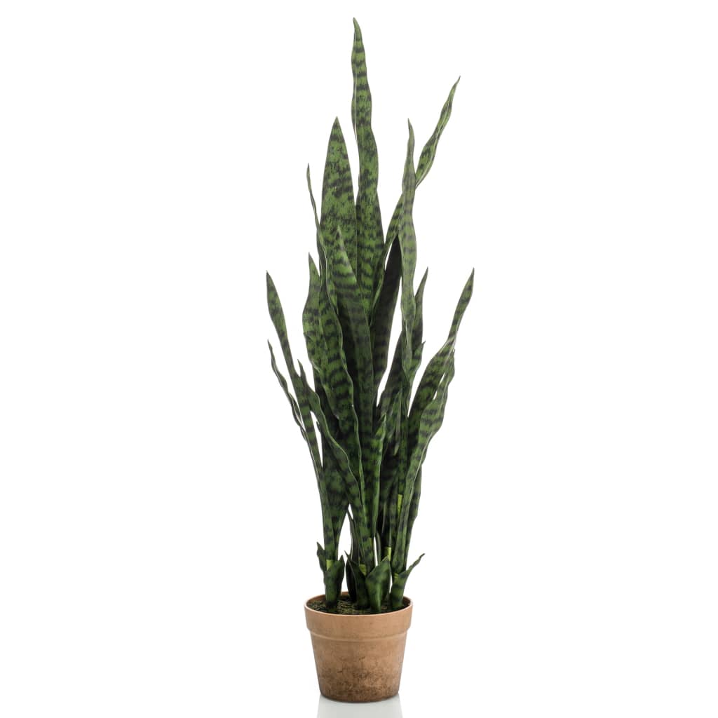 Emerald Künstliche Pflanze Sanseveria im Topf 84 cm 