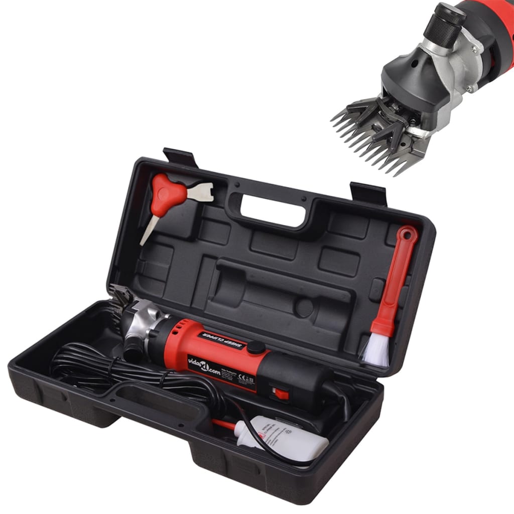 vidaXL 7-tlg. Schafschermaschine-Set 550 W