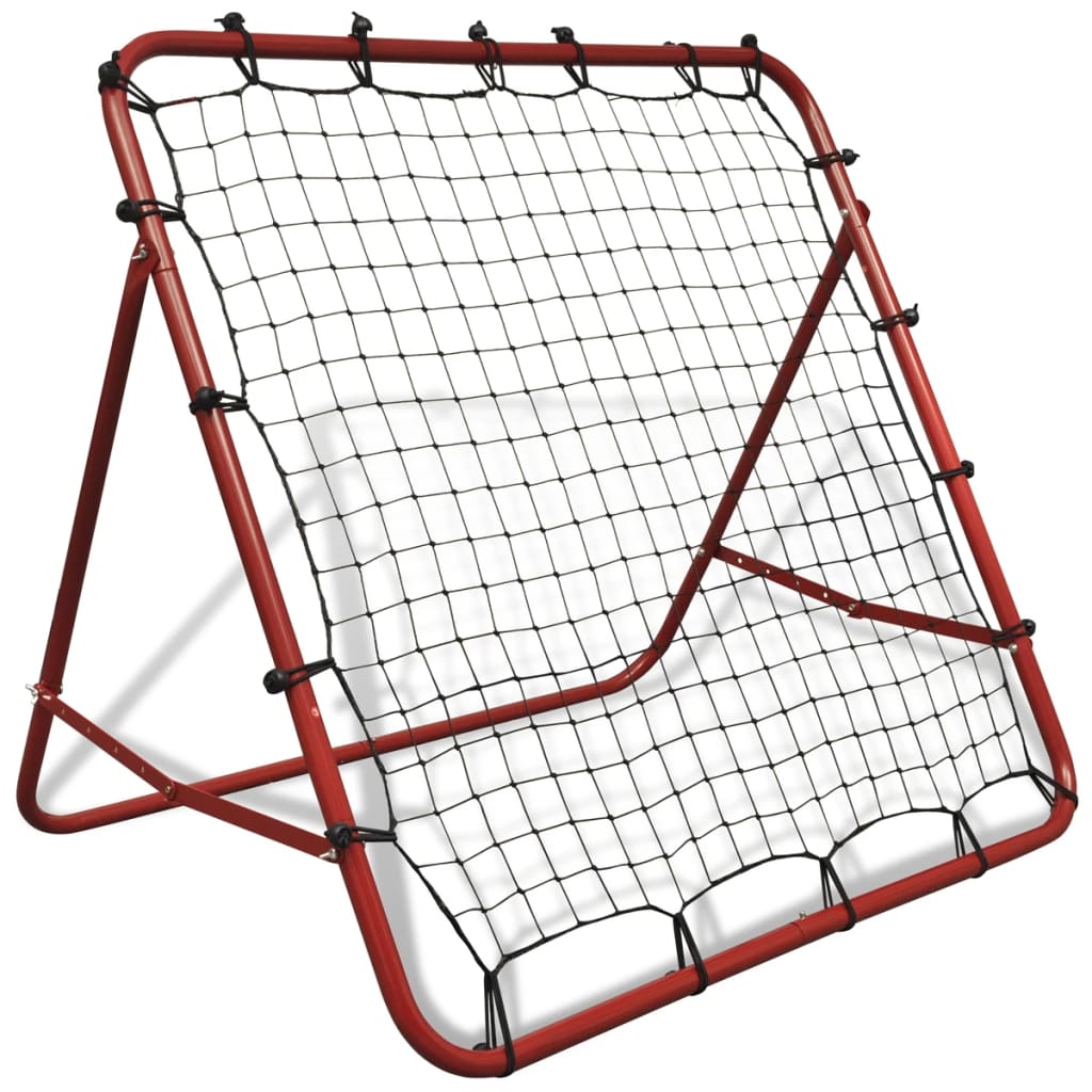 vidaXL Verstellbarer Fußball Kickback Rebounder 100x100 cm 