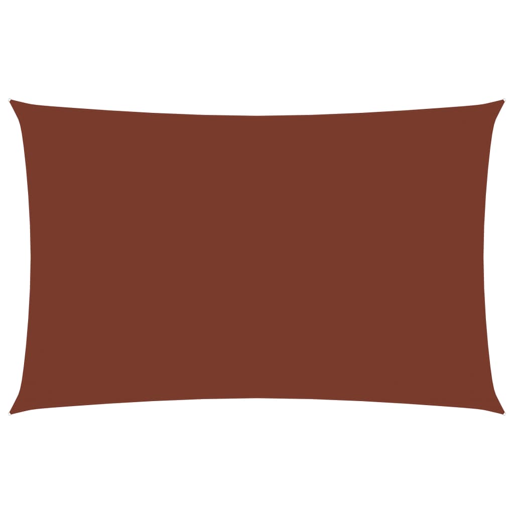   vidaXL Sonnensegel Oxford-Gewebe Rechteckig 5x8 m Terrakotta-Rot