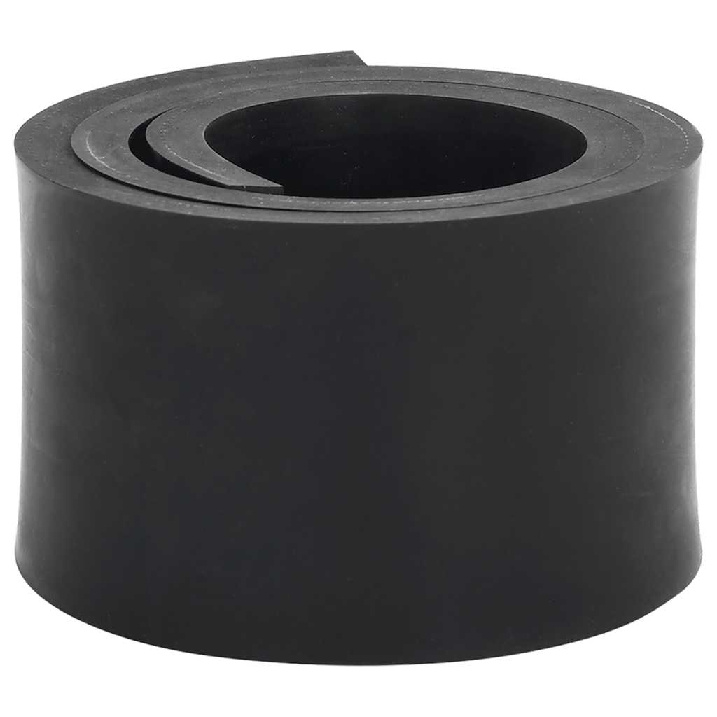 vidaXL Gummileiste für Schneepflug Schwarz 100x10x1 cm