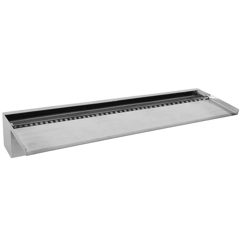 Ubbink Wasserfall mit LEDs Niagara 90 cm Edelstahl 1312126