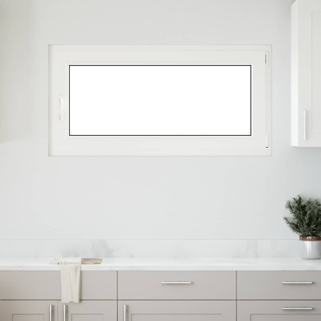 vidaXL Kellerfenster RISOR 120x60 cm Dreh Kipp DIN Rechts Weiß