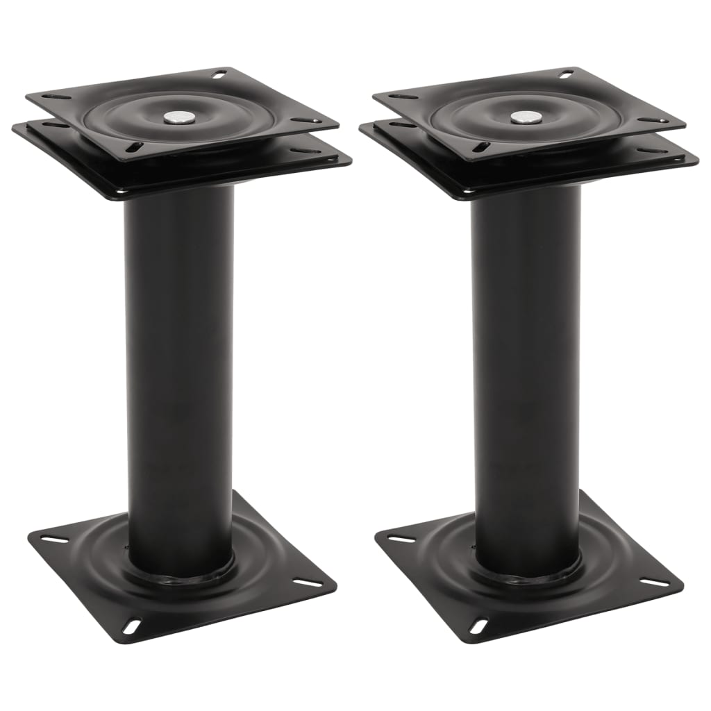 vidaXL Bootssitz-Podeste 2 Stk. 360° Drehbar Stahl