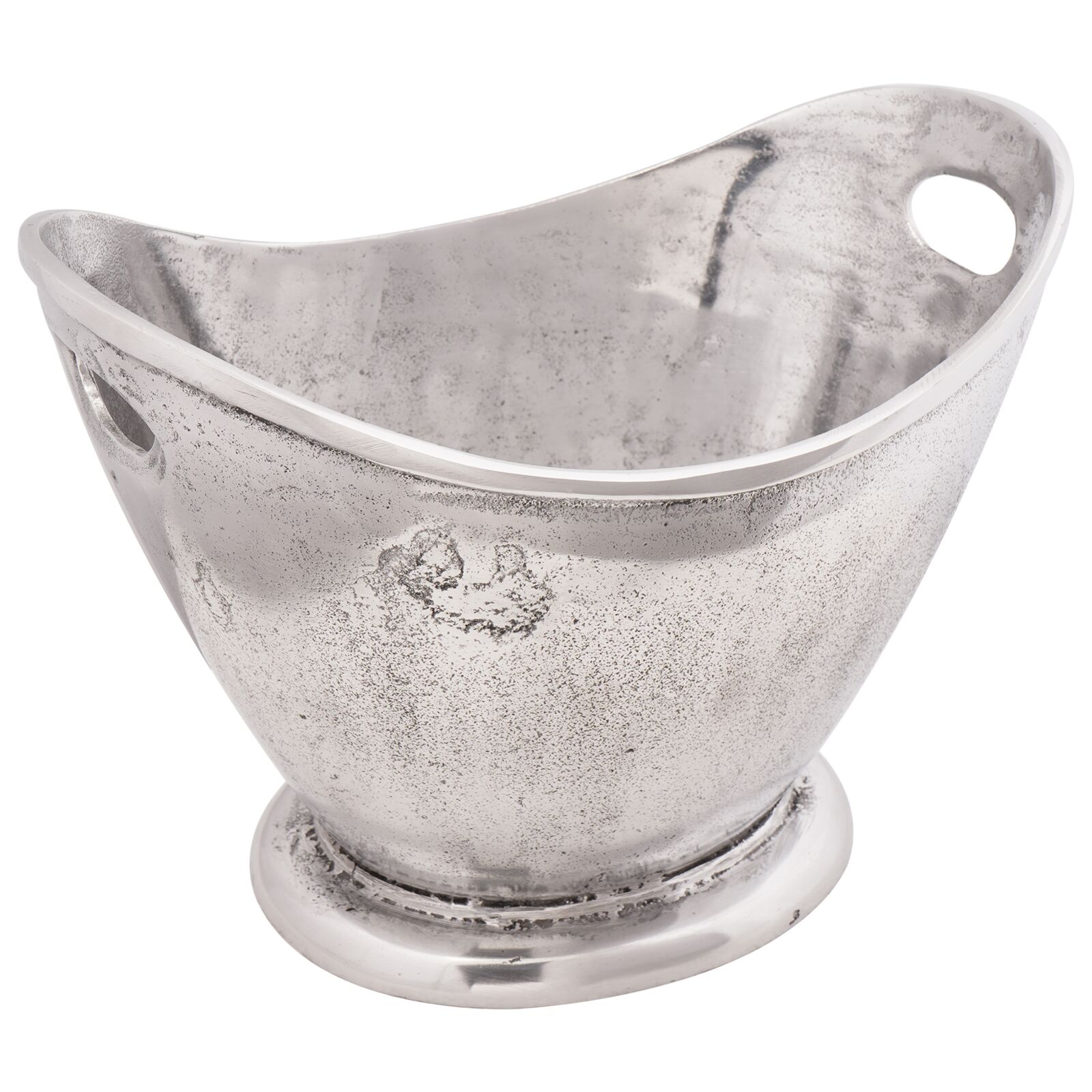 vidaXL Eiskübel Silber 36x25x26 cm Aluminium