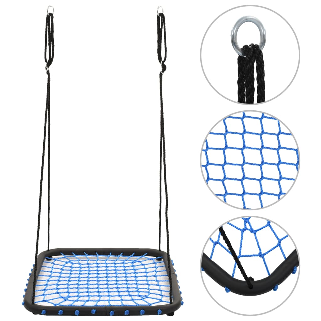 vidaXL Schaukel 104 x 76 cm 200 kg Blau