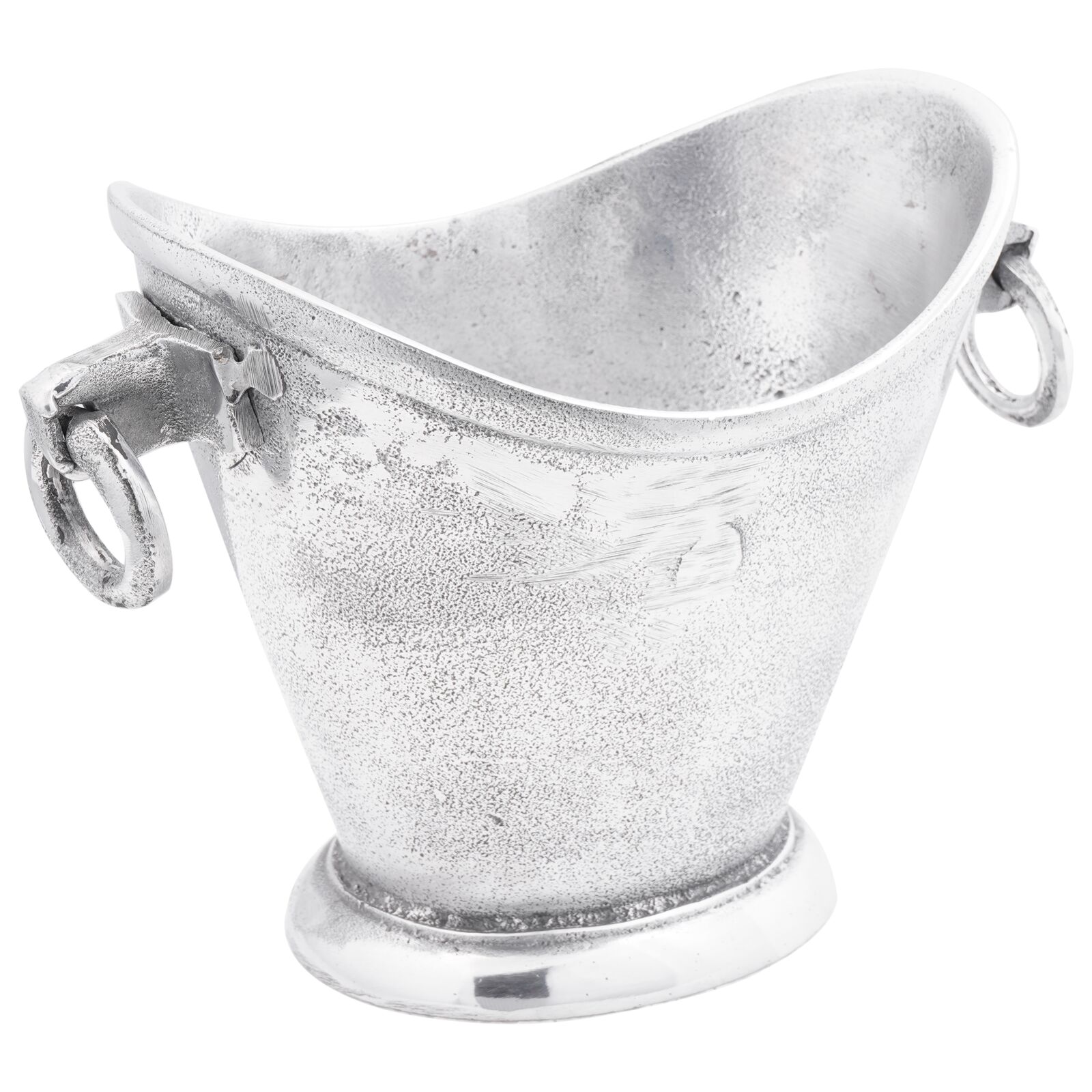 vidaXL Eiseimer Silber 29x16x19 cm Aluminium