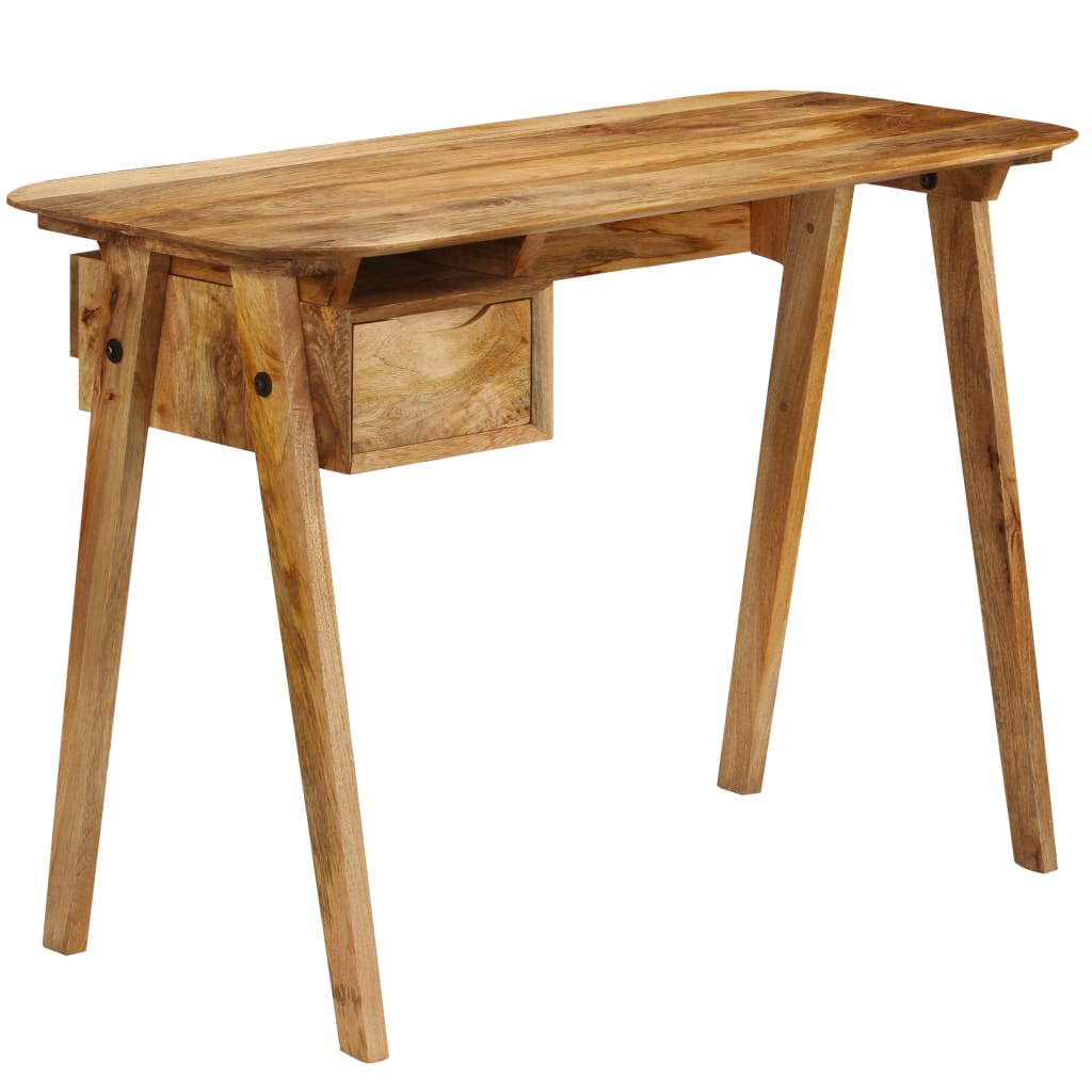  vidaXL Schreibtisch 110x50x76 cm Mango Massivholz