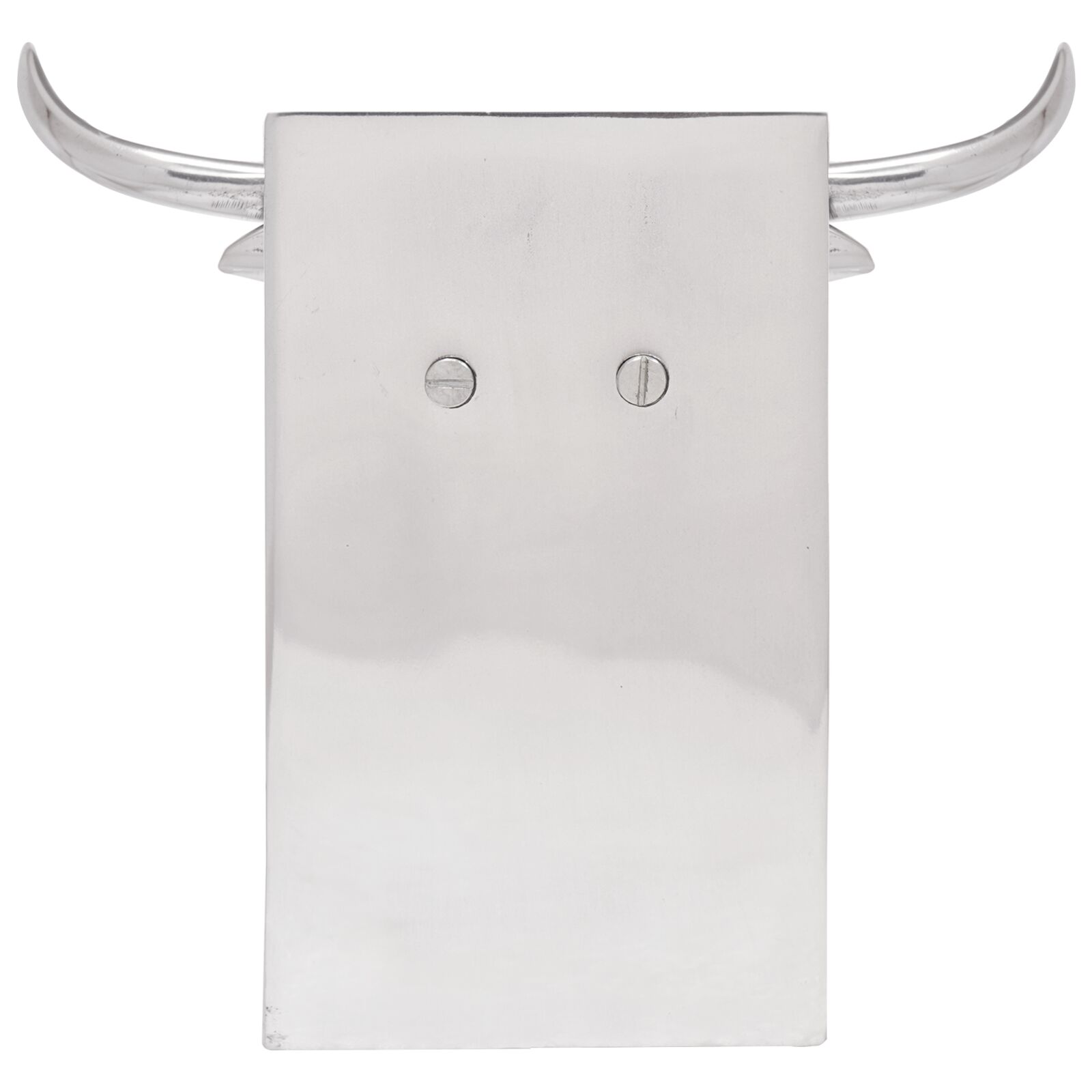 vidaXL Buchstützen 2 Stück Silber 21,5x15,5x20 cm Aluminium Bull