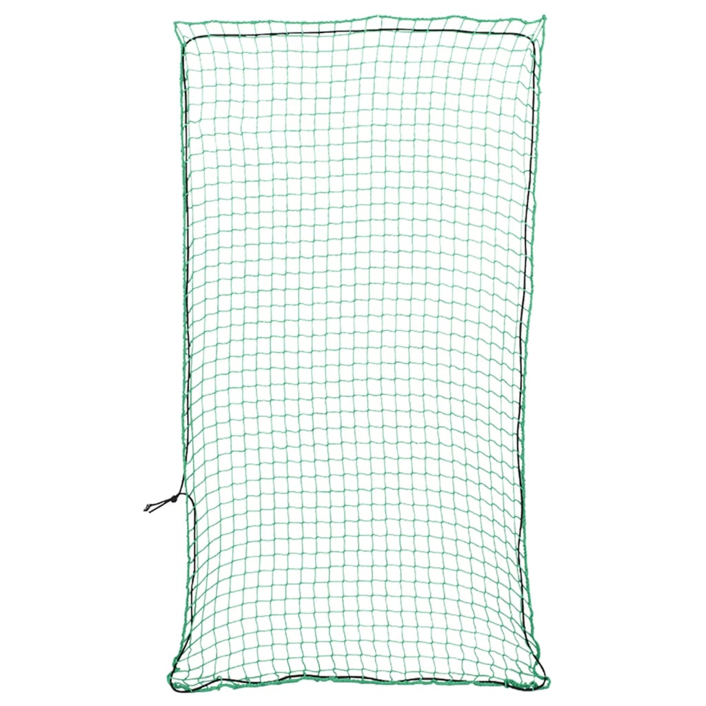 vidaXL Anhängernetz mit Gummiseil Grün 6x3 m PP