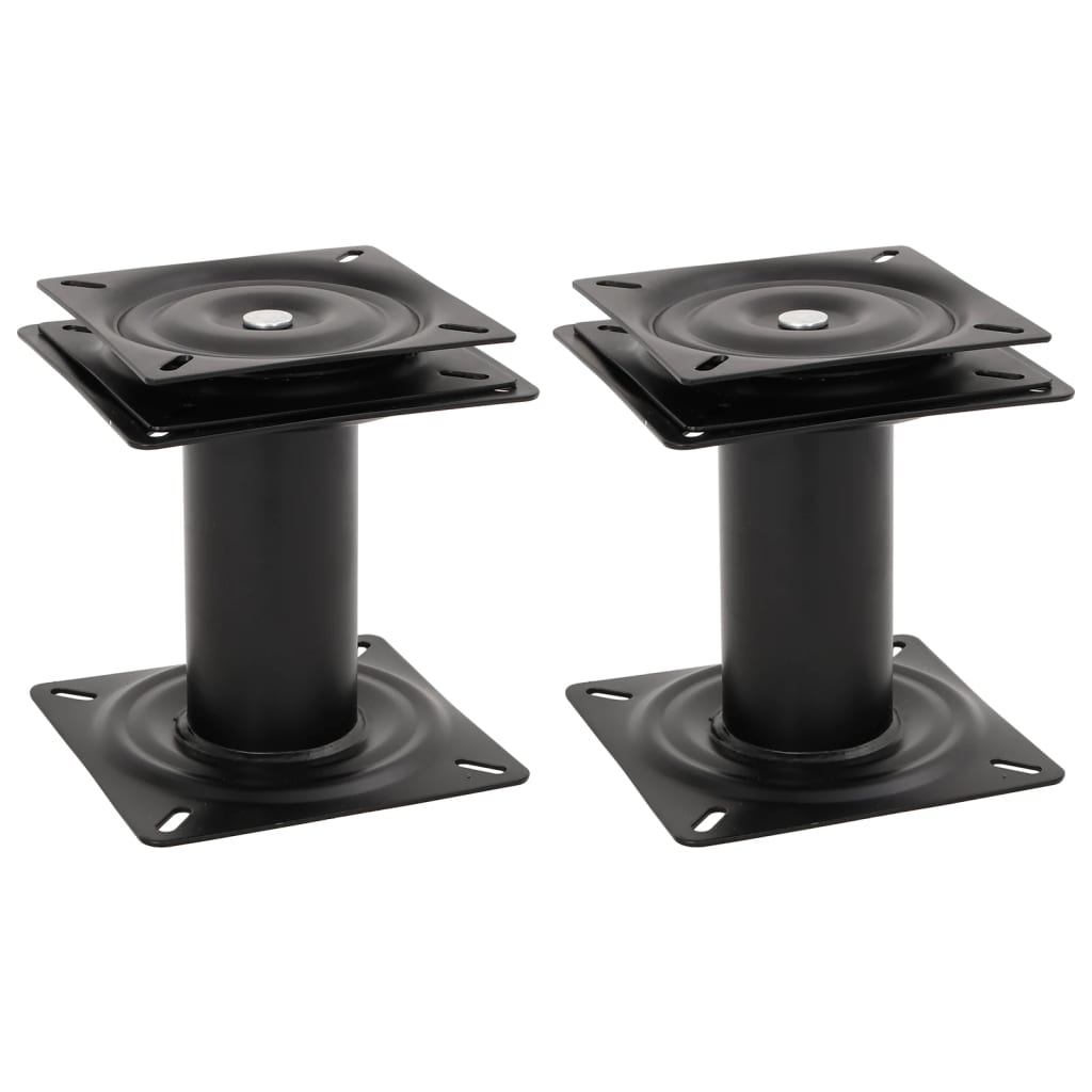 vidaXL Bootssitz-Podeste 2 Stk. 360° Drehbar Stahl