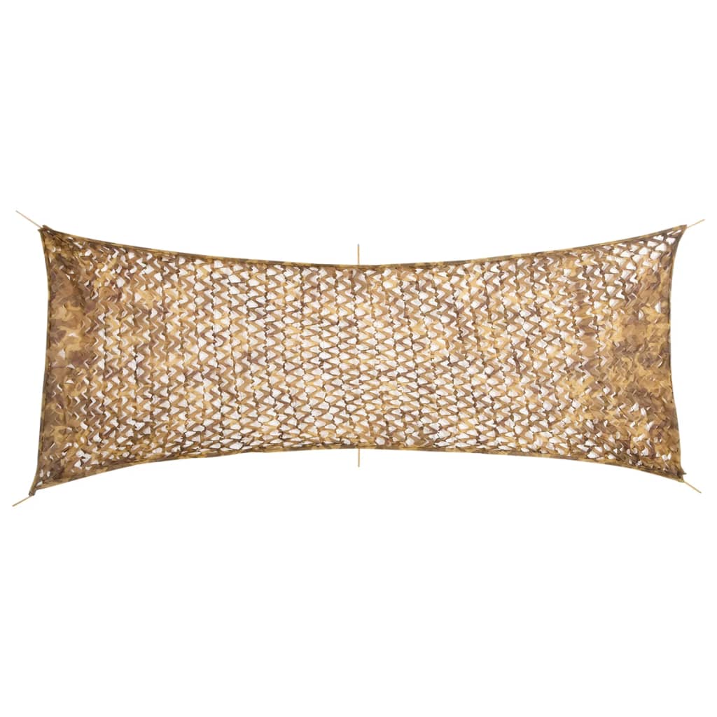 vidaXL Tarnnetz mit Aufbewahrungstasche 412x144 cm Sandfarbe