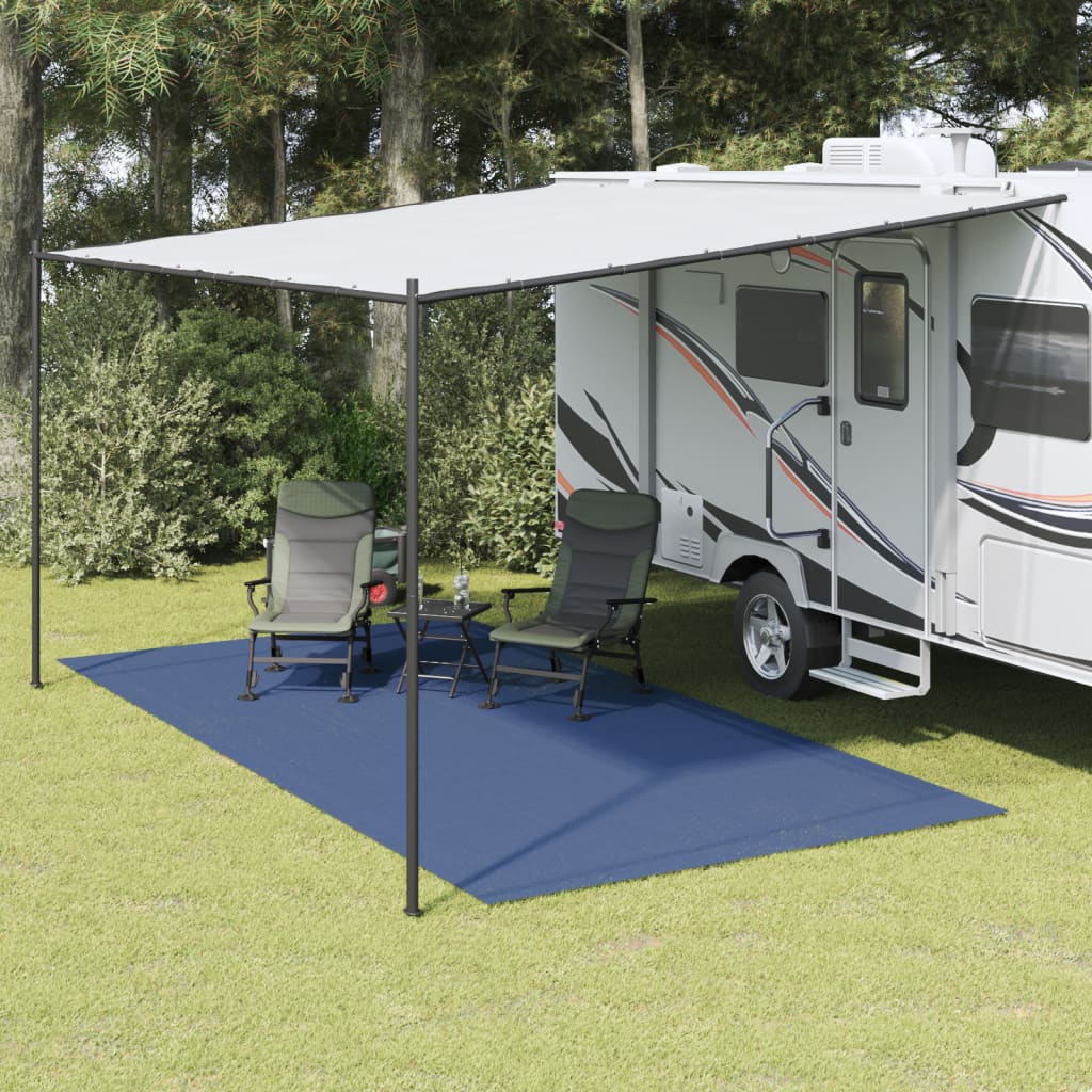 vidaXL Campingteppich Blau 5x2,5 m