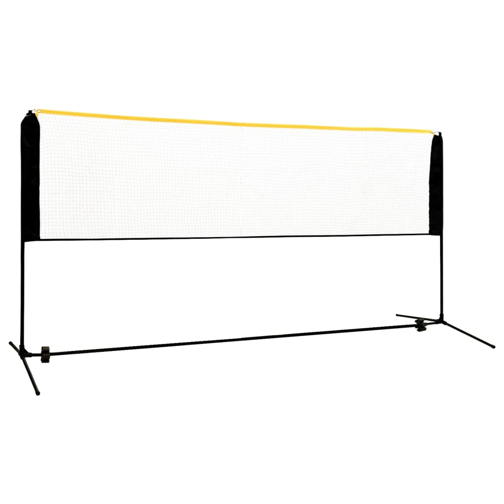 vidaXL Badmintonnetz Verstellbar 300x103x94-158 cm Metall  