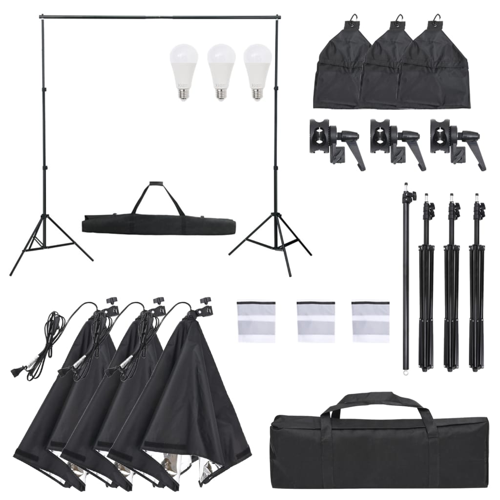 vidaXL Fotostudio-Set mit Beleuchtung