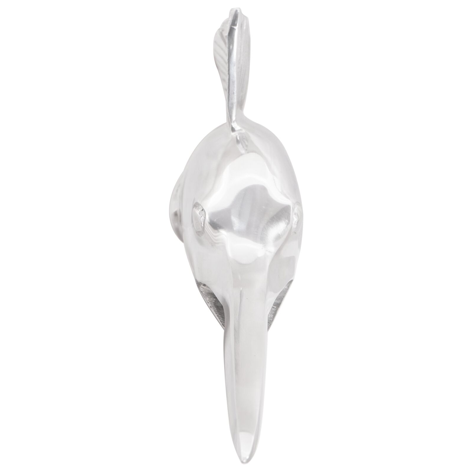 vidaXL Wandmontierte Schwertfisch Silber 91x8x26 cm aus Aluminium