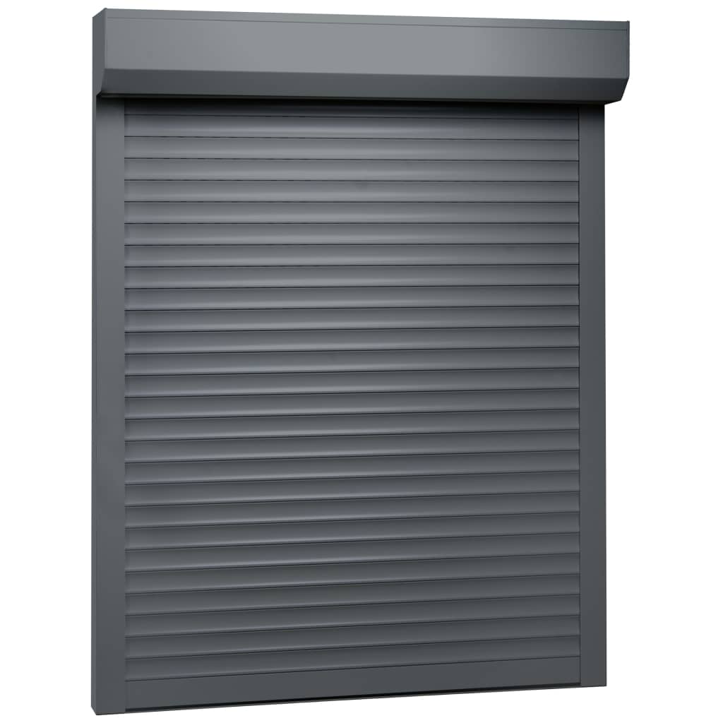 vidaXL Rollladen Aluminium 140x150 cm Anthrazit
