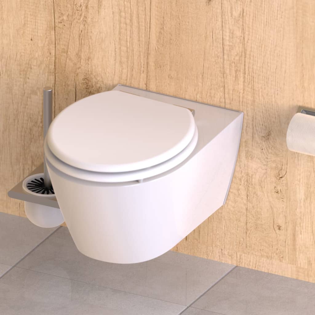 SCHÜTTE WC-Sitz mit Absenkautomatik SPIRIT WHITE Weiß Matt